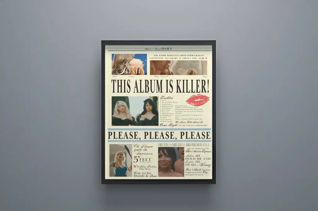 Girls Aesthetic Wall Poster Frames
