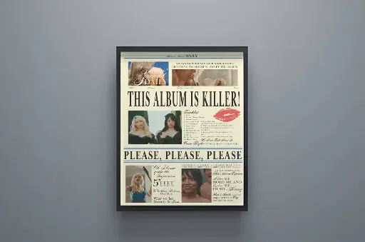 Girls Aesthetic Wall Poster Frames